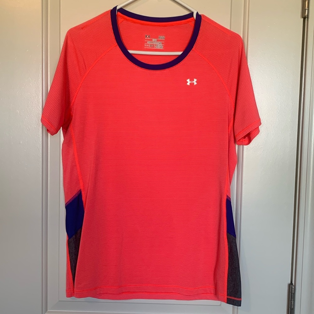 Under Armour HeatGear - Women’s - Size L - Pink/ purple